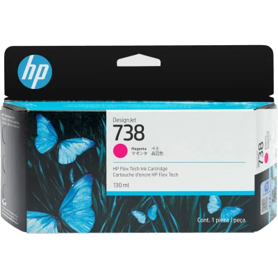 HP 498N6A (738) MACENTA DESIGNJET INK 130 ML